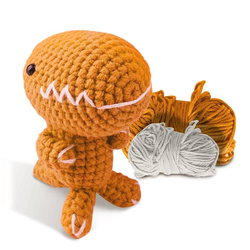 Beginner Crochet Kit cute Dinosaur crochet Kit For Beginners - Temu